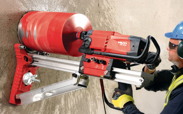 Perfuração em concreto